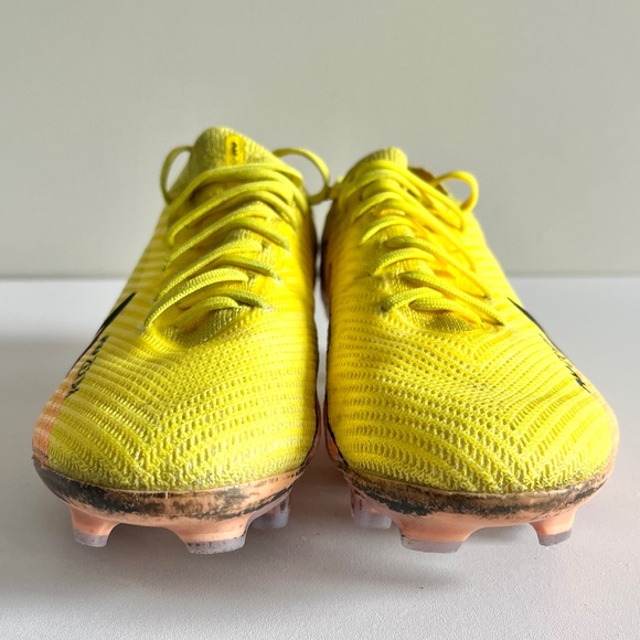 Nike Zoom Mercurial Vapor 15 Elite FG Yellow Strike lucent pack mens 7 cleat - Picture 2 of 9